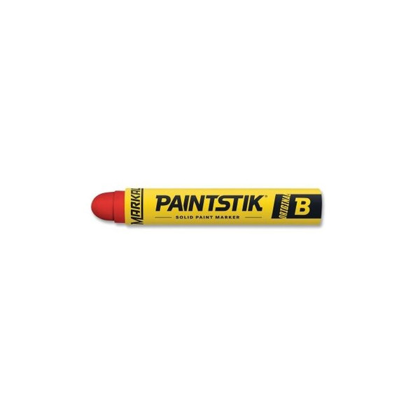 Paintstik® Original B® Solid Paint Marker, 11/16 in dia, 4-3/4 in L, Fluorescent Red