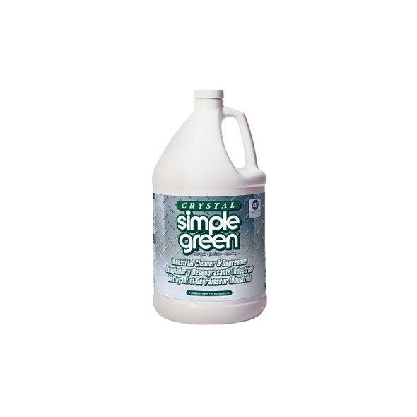 Crystal Simple Green® Industrial Cleaner and Degreaser, 1 gal, Jug, Unscented Pack of 6