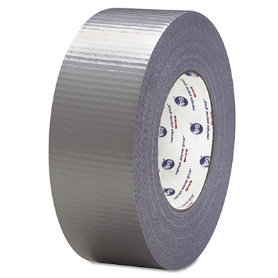 Utility Grade PET/PE Duct Tape, Silver, 48 mm x 54.8 m Pack of 24