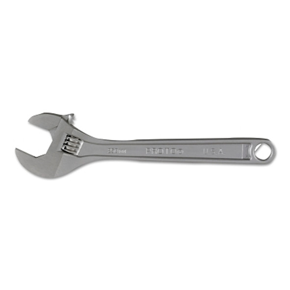 Adjustable Wrench, 10 in L, 1-5/16 in Opening, Satin