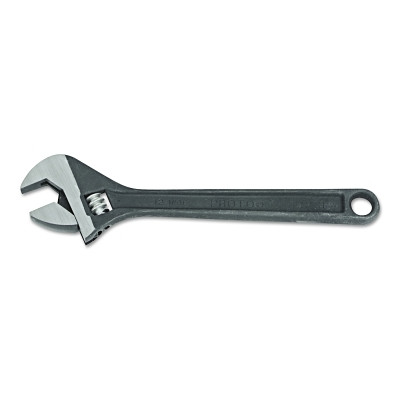 Click-Stop Protoblack Adjustable Wrenches, 6in Long, 5/16in Opening, Black Oxide