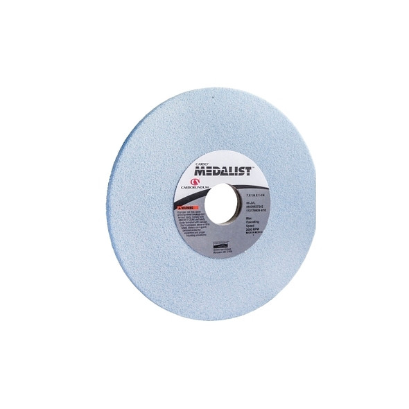 Medalist Toolroom Wheels, Type 1, 7 in Dia., 1/4 in Thick, 60 Grit, J/V/L Grade