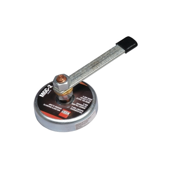 MGC Magnetic Ground Clamp, 250 A, 3-1/2 in dia, Steel/Copper