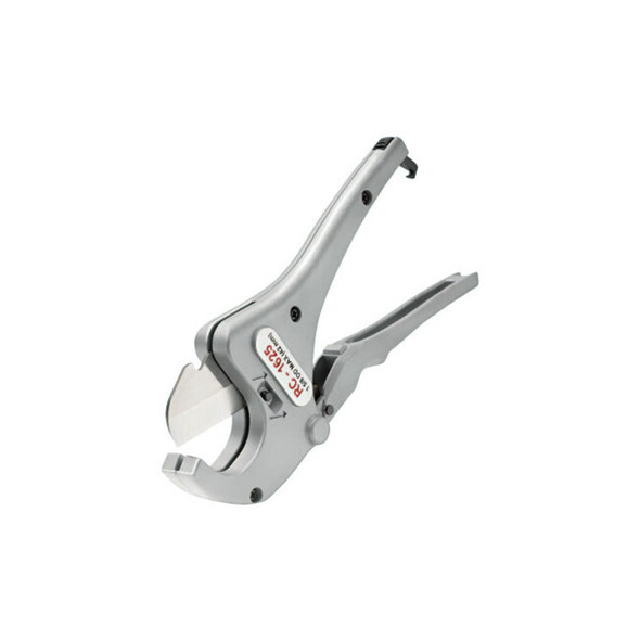 Ratcheting Pipe and Tubing Cutter, 1/2 in to 1-5/8 in Pipe Cap, For Plastic Pipe/Tubing