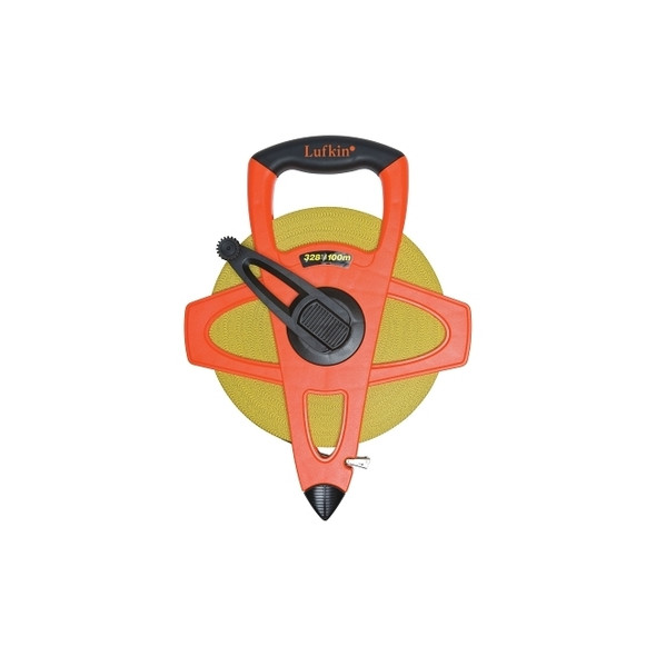 Hi-Viz® Orange Reel Fiberglass Tape, 1/2 in x 328 ft, SAE/Metric, Orange, 2-Sided Pack of 2