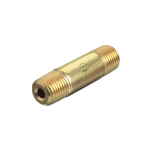 Pipe Thread Nipples, 3,000 psig, Brass, 1/2 in NPT