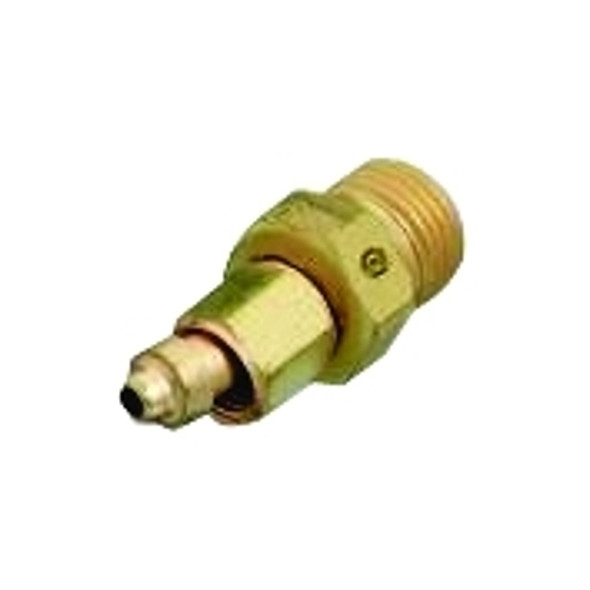 Brass Hose Adaptor, 200 psig, Brass, B-Size (M)/ A-Size RH (F)