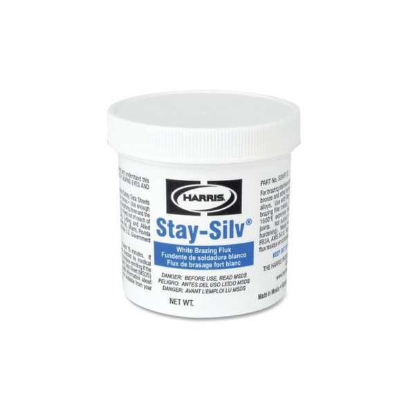 Stay-Silv® Brazing Flux, 5 lb Jar, White