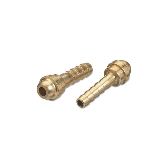 Barbed Hose Nipple, 200 PSIG, Brass, 3/16 in