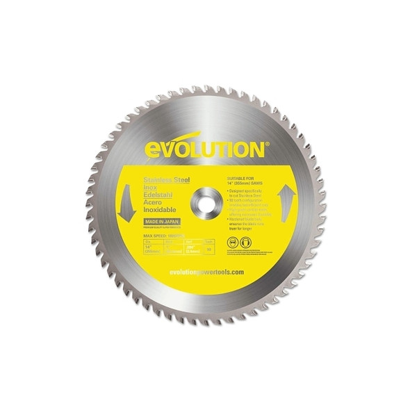 TCT Metal-Cutting Blade, 14 in, 1 in Arbor, 1600 rpm, 90 Teeth