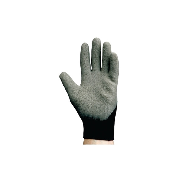 KleenGuard™ G40 Latex Coated Gloves, 7/Small, Black/Gray
