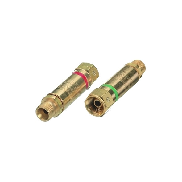 Flashback Arrestor Component, Oxygen/Fuel Gas, Regulator Adaptor, 9/16 in to 18 TPI