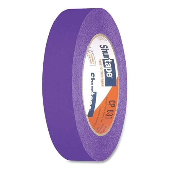 CP 631 General Purpose Colored Masking Tape, 1.88 in W x 60.1 yd L x 4.5 mil Thick, Purple