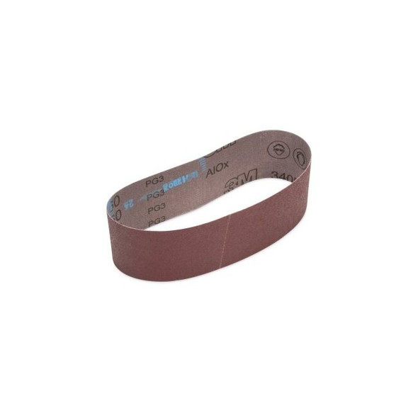Cloth Belt, 340D, X-Weight, 6 in W x 89 in L, 80 Grit, Aluminum Oxide, Film-lok/Single Flex
