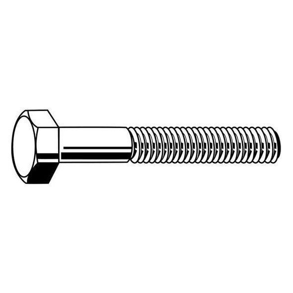 Class 10.9, M10-1.25 Hex Head Cap Screw, Black Oxide Steel, 100 mm L, 50 PK