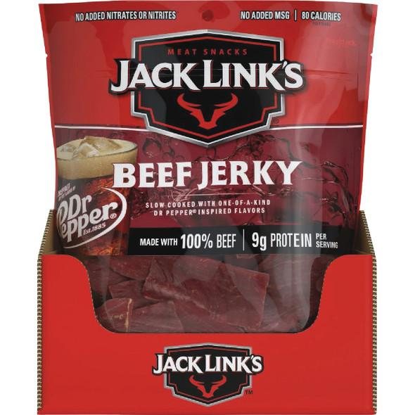 Jack Link's 2.85 Oz. Dr. Pepper Beef Jerky 141453 Pack of 12