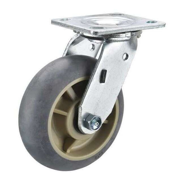 Manufacturer Varies Swivel Plate Caster,600 lb.,Roller P21S-RCP060R-14-H7