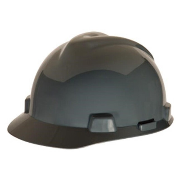 MSA V-Gard® Standard Slotted Cap w/ Staz-On® Suspension, Gray, 1/Each