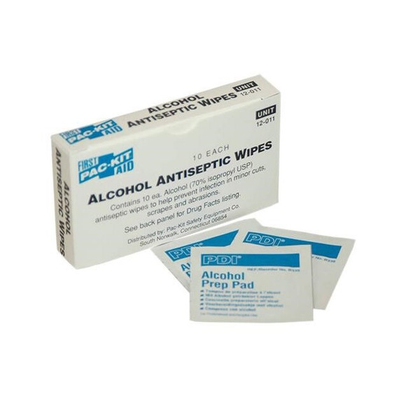 Alcohol Cleansing Wipes (Unitized Refill), 10/Box