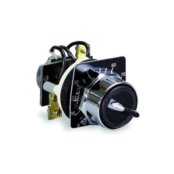 Square D Potentiometer,30mm,Corr Res,2 W,500 Ohms 9001SK2104