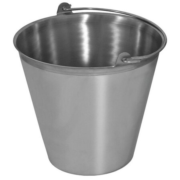Sani-Lav Pail,16 qt,Stainless Steel P16