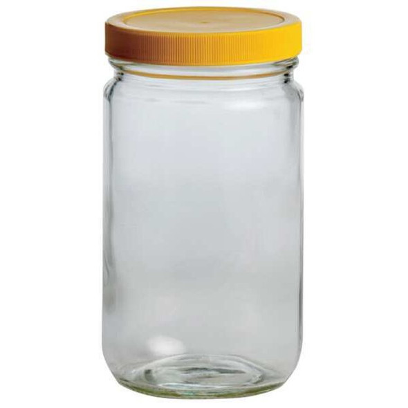 Qorpak Glass Bottle,32 oz,Clear,PK12 239543