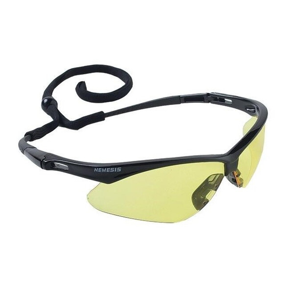 KleenGuard™ V30 Nemesis* Eyewear, Black Frame, Amber Anti-Fog Lens, 1/Each