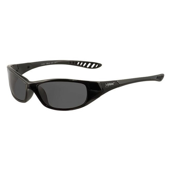 KleenGuard™ V40 HellRaiser* Eyewear, Black Frame, Smoke Lens, 1/Each