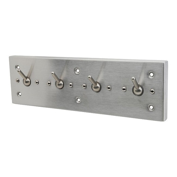 Acorn Controls Clothes Hook Panel with 4 Hooks,SS 1828