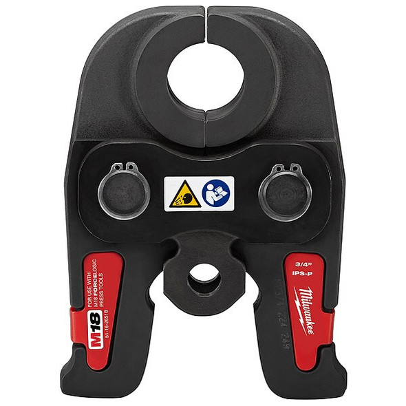 M18 FORCE LOGIC Press Jaw, For 3/4 in Carbon Steel, Stainless Steel Pipe