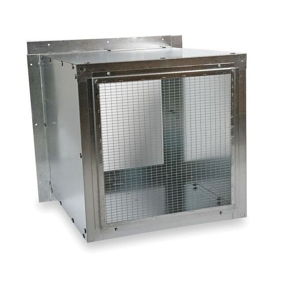 Dayton Wall Housing,Galv Steel,For 30 In Fan 3FKF9