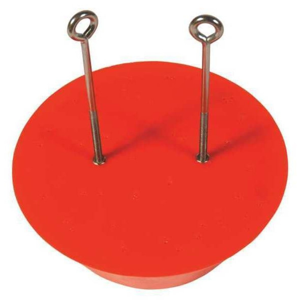 Ultratech Drain Plug,Orange,Fits 12 In 2121