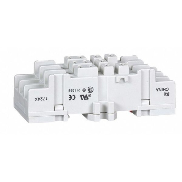 Schneider Electric Rlay Socket,Standrd,Square,11 Pin,300VAC 8501NR82