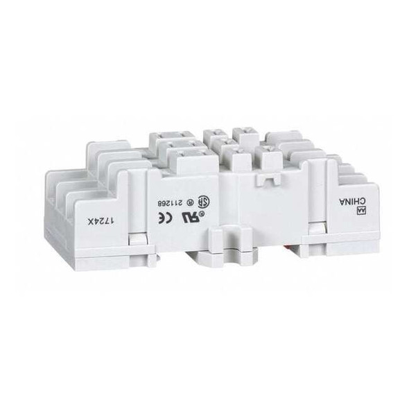 Schneider Electric Rlay Socket,Standrd,Square,11 Pin,300VAC 8501NR82
