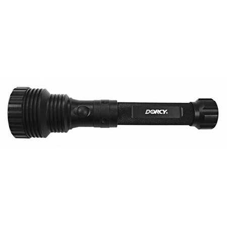 Dorcy Black Rechargeable LED Flashlight, 18650 Lithium, 800lm 41-4299