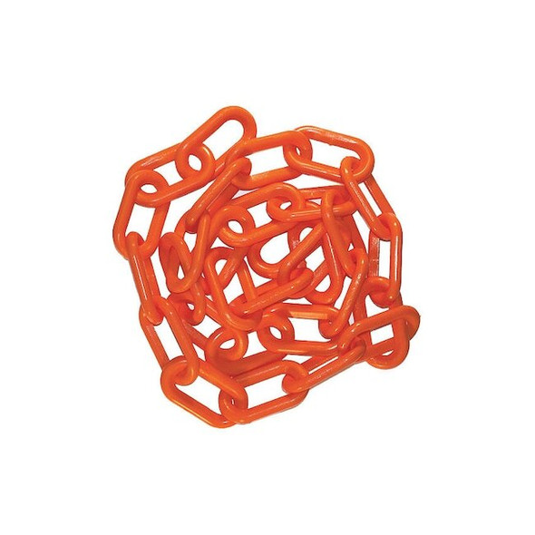 Mr. Chain Plastic Chain,1 1/2" x 500 ft.,Sfty Org 30012-500