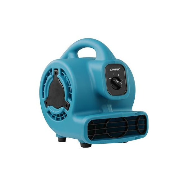 Xpower CentrifugalBlower,Blue,12-1/4inH P-80-Blue