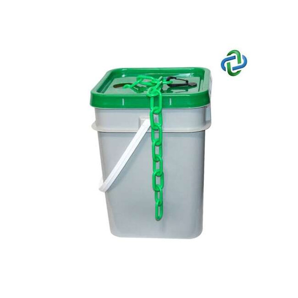 Mr. Chain Green Plastic Chain Pail 3"(#10,76 mm) 80004-P