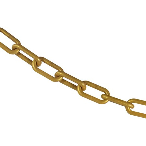Mr. Chain Gold Plastic Chain 1.5"(#6.38 mm)x25 ft 30009-25 Mr. Chain Gold Plastic Chain 1.5"(#6.38 mm)x25 ft 30009-25