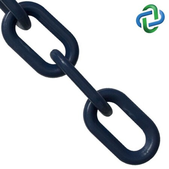 Mr. Chain Heavy Duty,Cobalt Blue Plastic Chain 2" 51066-500 Mr. Chain Heavy Duty,Cobalt Blue Plastic Chain 2" 51066-500