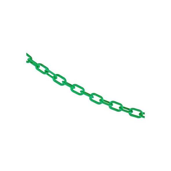 Mr. Chain 3/4" x 25' Green Plastic Safety Chain 00004-25
