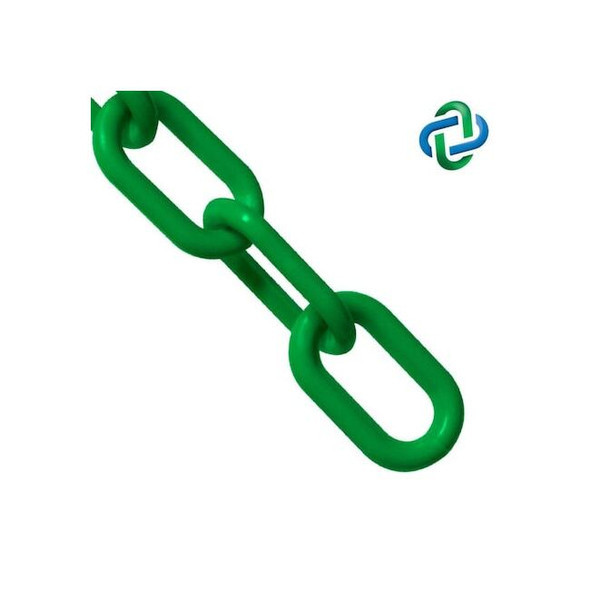 Mr. Chain Green Plastic Chain 4"(#12,102 mm)x25 40004-25