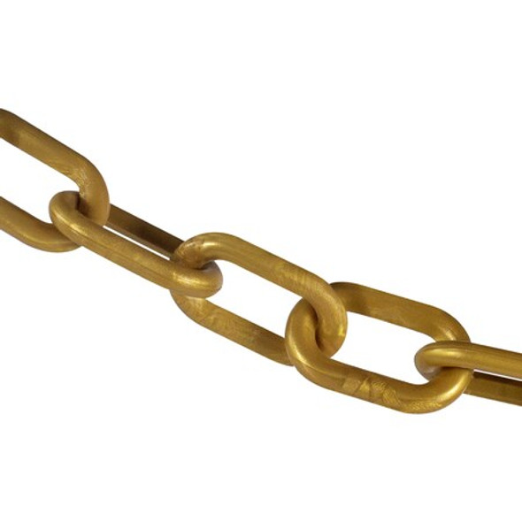 Mr. Chain Heavy Duty,Gold Plastic Chain 2"x200 ft 51009-200 Mr. Chain Heavy Duty,Gold Plastic Chain 2"x200 ft 51009-200