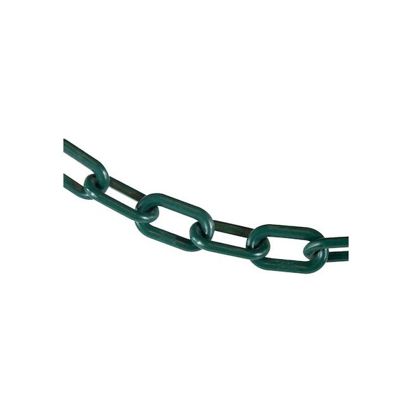 Mr. Chain 2" x 50' Evergreen Plastic Safety Chain 50054-50