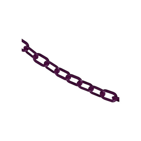 Mr. Chain 1" x 25' Purple Plastic Safety Chain 10023-25