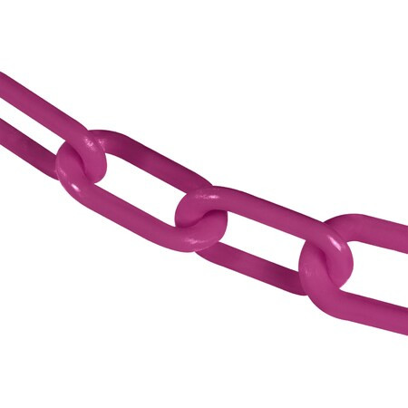 Mr. Chain 3" x 300' Magenta Plastic Safety Chain 80018-300