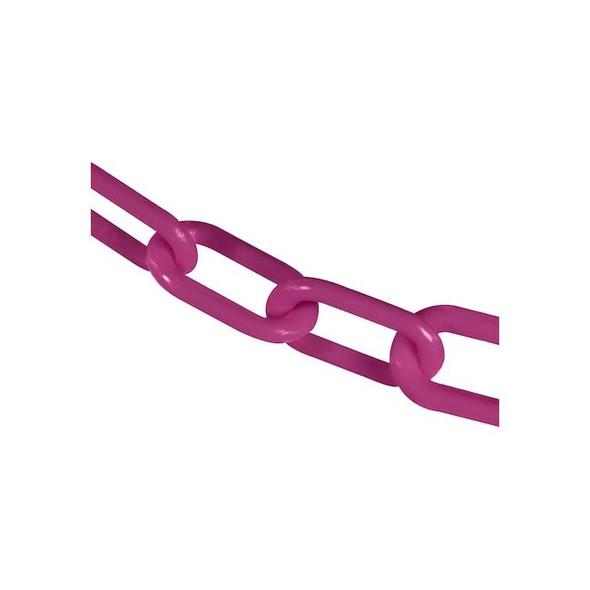 Mr. Chain 3" x 300' Magenta Plastic Safety Chain 80018-300