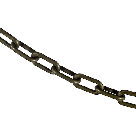 Mr. Chain 1.5" x 50' Khaki Gold Plastic Safety Chain 30007-50