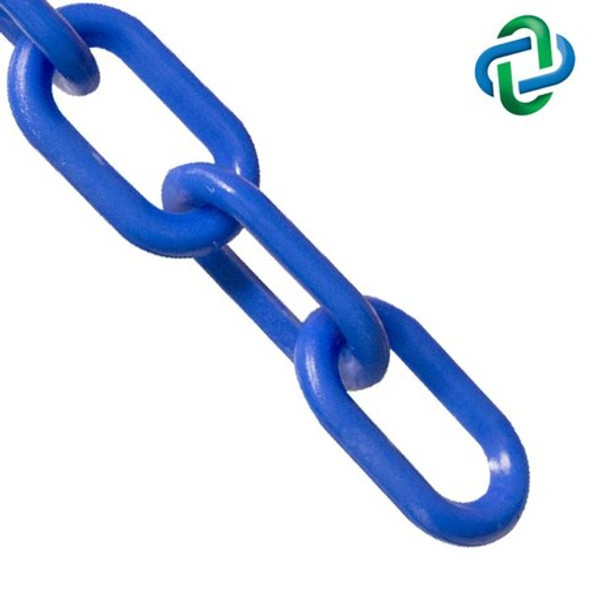 Mr. Chain Blue Plastic Chain 1"(#4,25 mm)x100 ft 10006-100 Mr. Chain Blue Plastic Chain 1"(#4,25 mm)x100 ft 10006-100