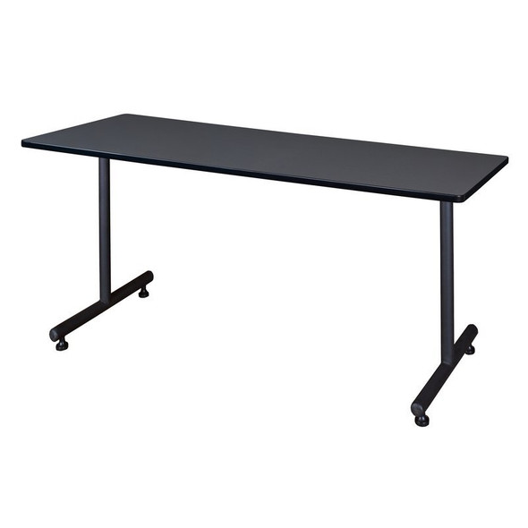 Kobe Rectangle Training Table, 60" W, 29" H, Laminate Top, Gray MKTRCT6030GY